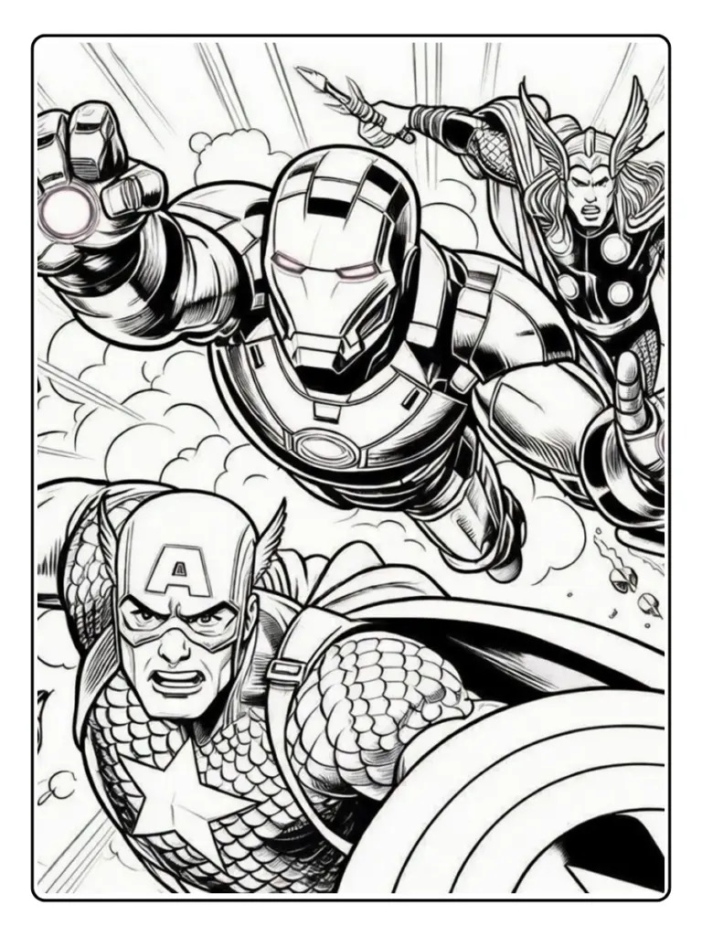 Avengers Da Colorare 6