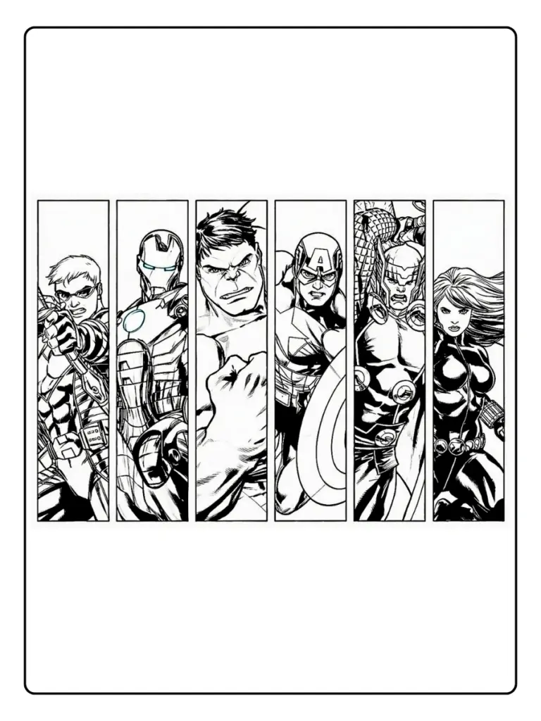 Avengers Da Colorare 7