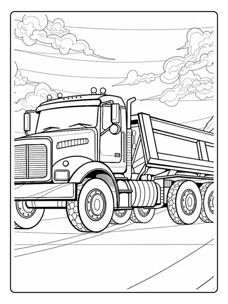 Camion da Colorare (11)