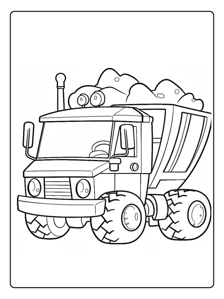 Camion da Colorare (13)