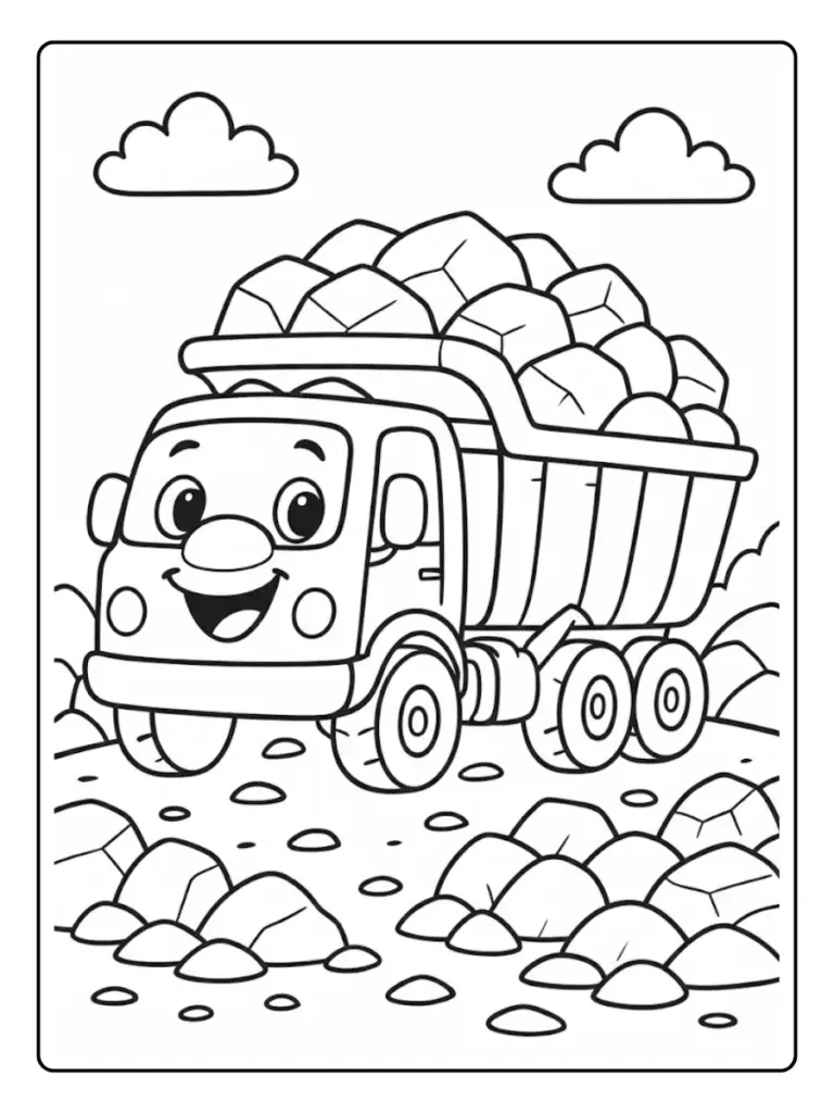 Camion da Colorare (4)