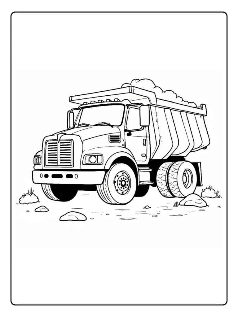 Camion da Colorare (8)