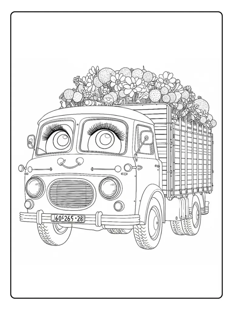 Camion da Colorare (9)