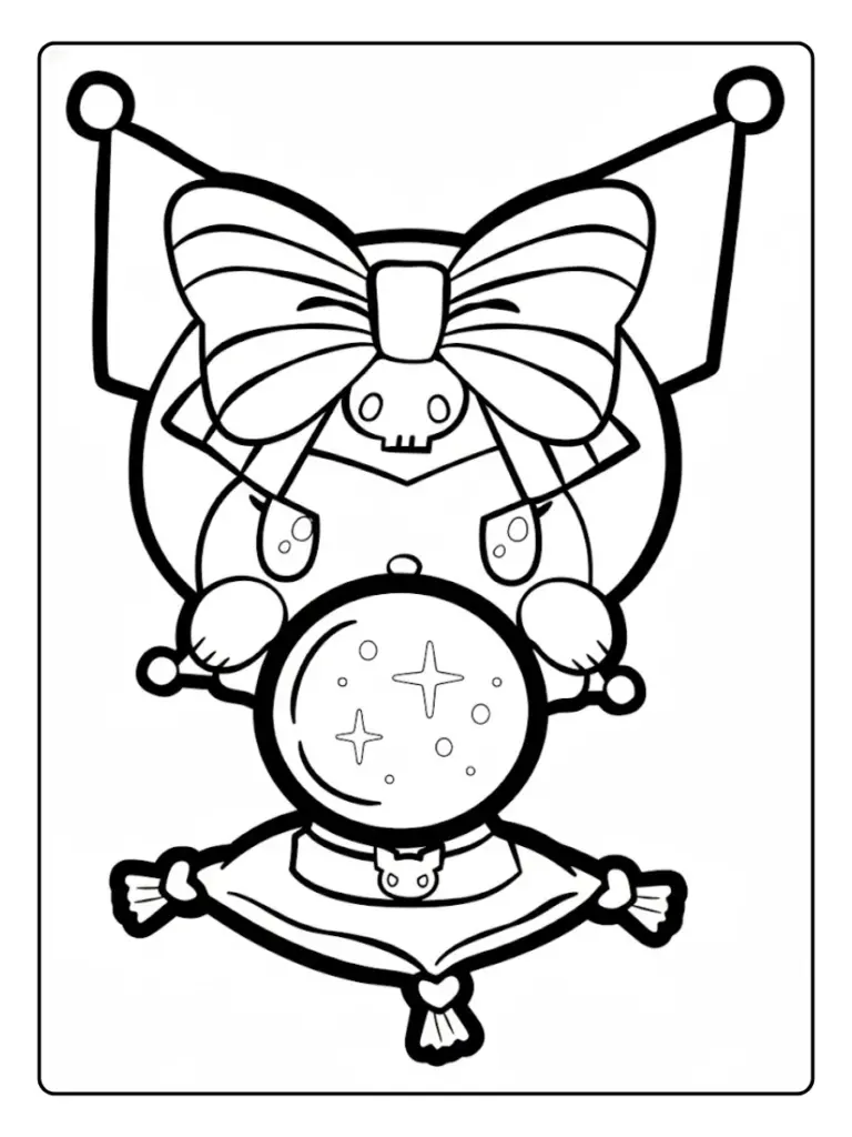 Disegni Kuromi da Colorare (3)