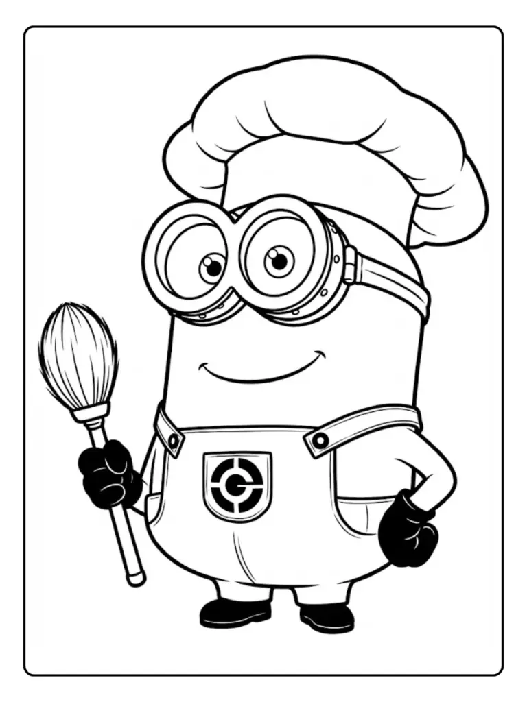 Disegni Minion da Colorare (10)