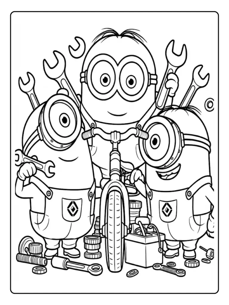 Disegni Minion da Colorare (12)