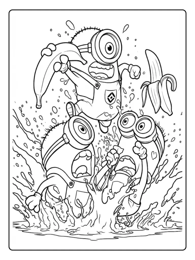 Disegni Minion da Colorare (2)