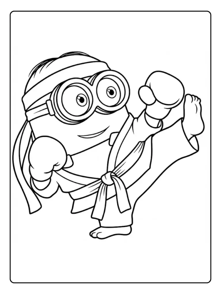 Disegni Minion da Colorare (4)