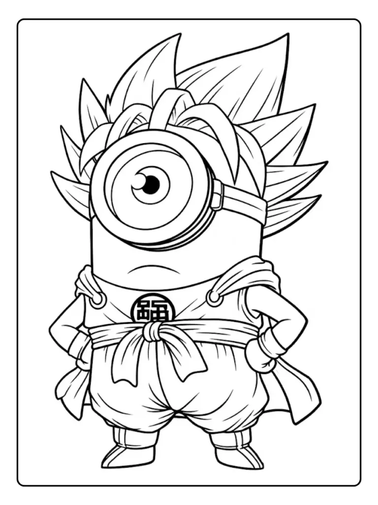 Disegni Minion da Colorare (5)
