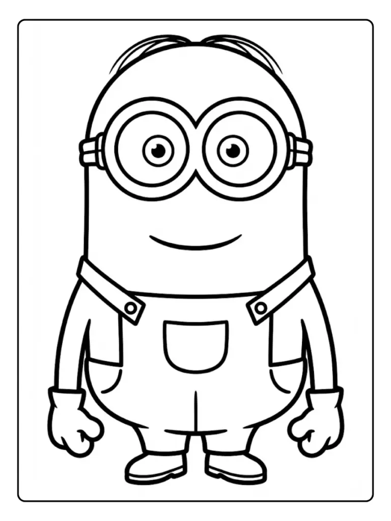 Disegni Minion da Colorare (7)