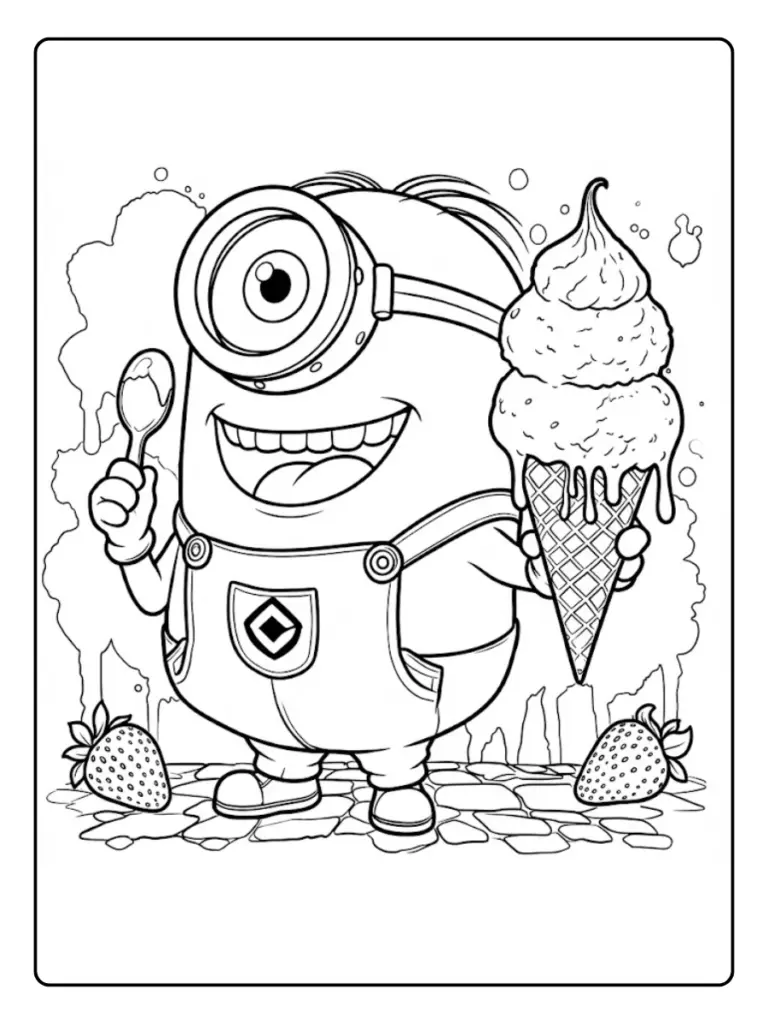 Disegni Minion da Colorare (8)