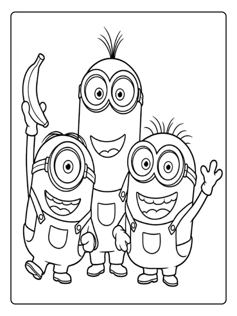 Disegni Minion da Colorare (9)