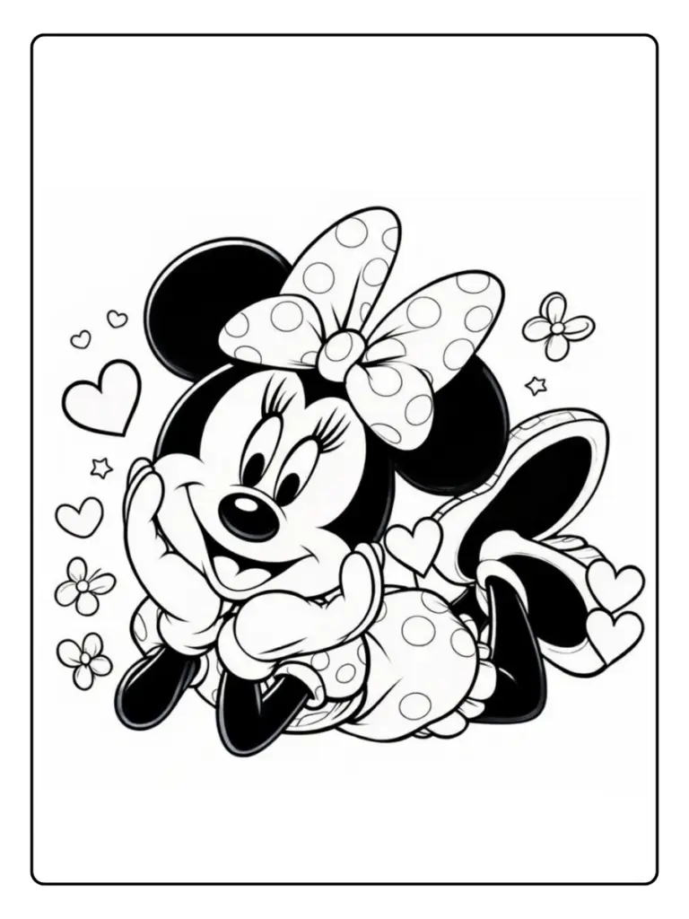 Disegni Minnie da Colorare (1)