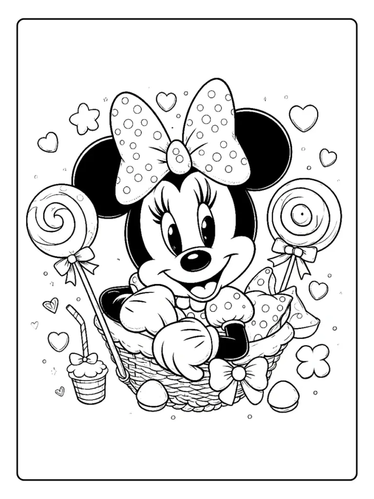 Disegni Minnie da Colorare (10)