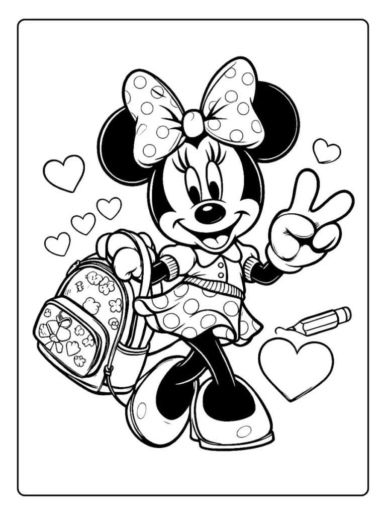 Disegni Minnie da Colorare (12)