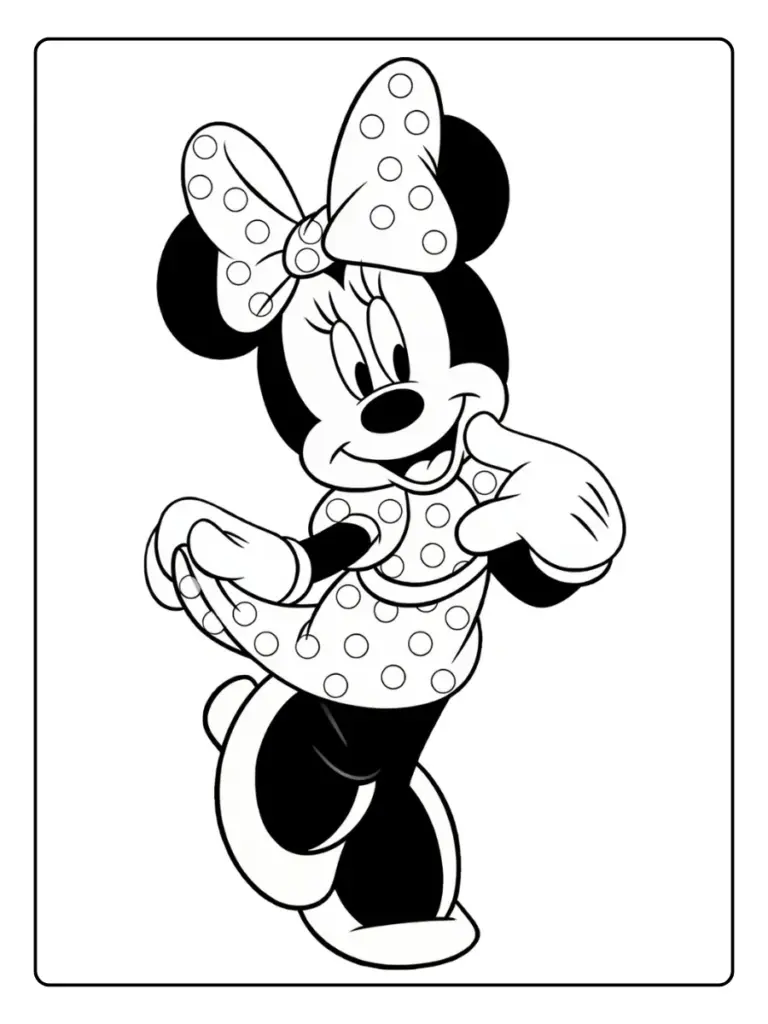 Disegni Minnie da Colorare (15)