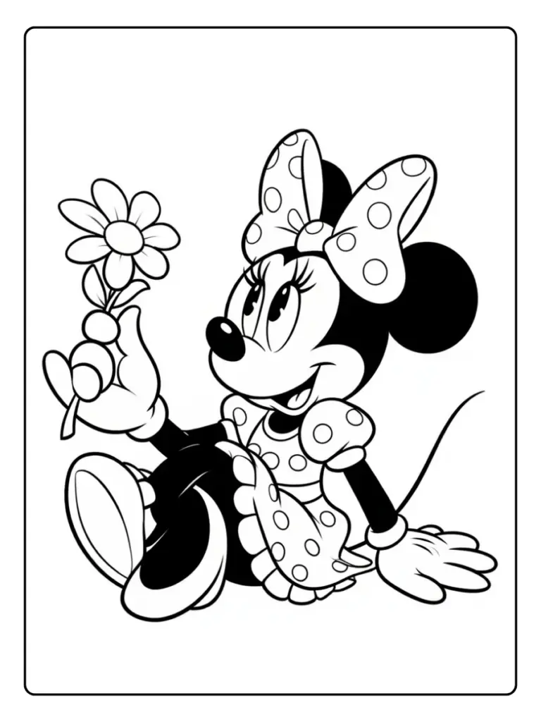 Disegni Minnie da Colorare (2)
