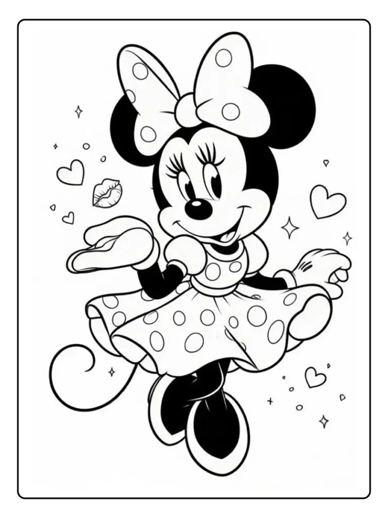 Disegni Minnie da Colorare (4)