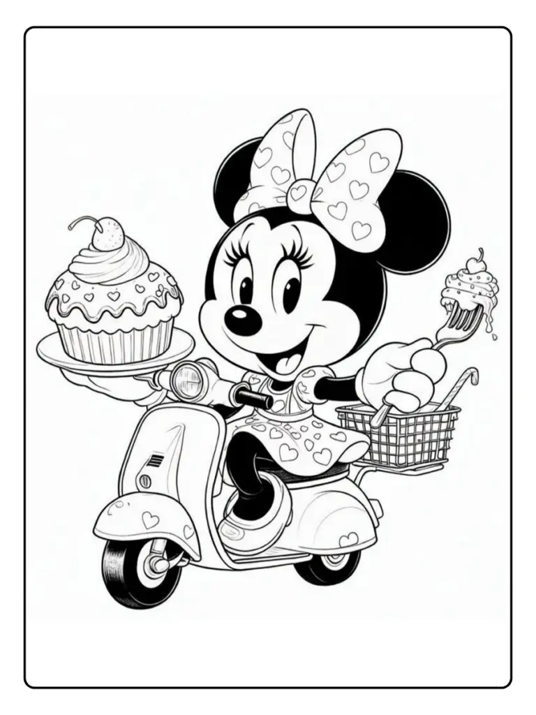 Disegni Minnie da Colorare (8)