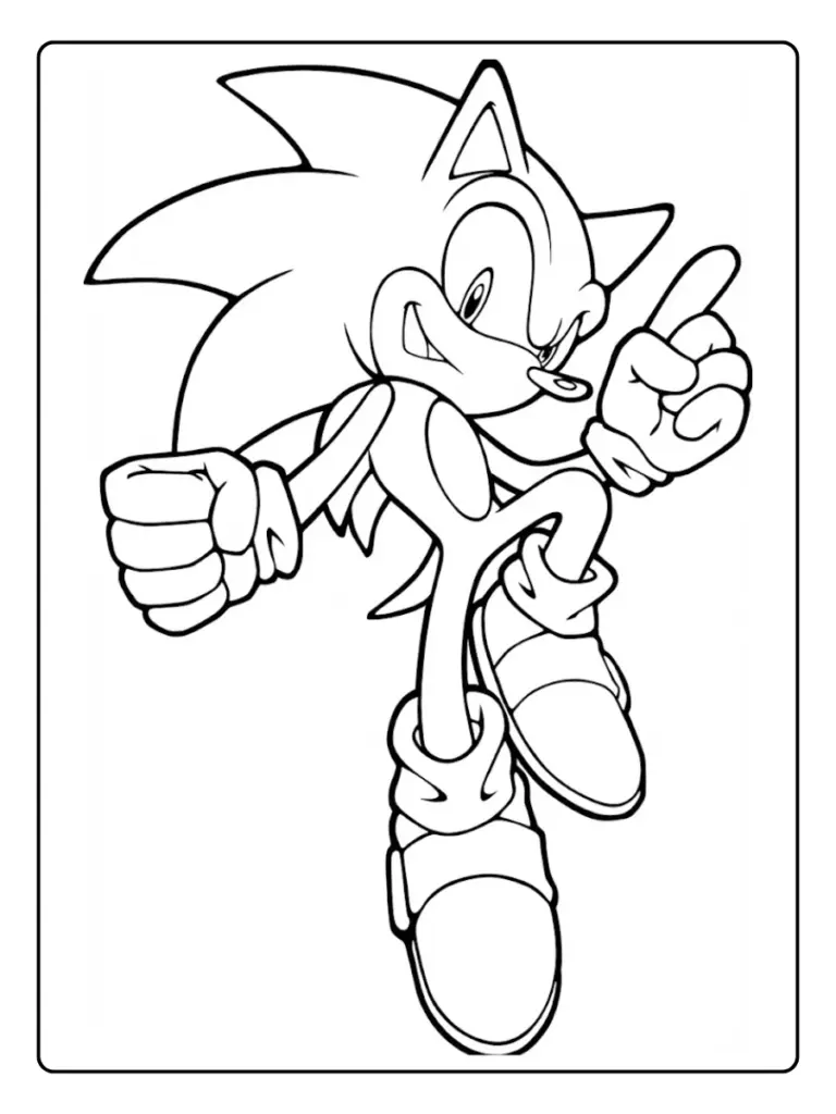 Disegni Sonic 3 da Colorare (1)