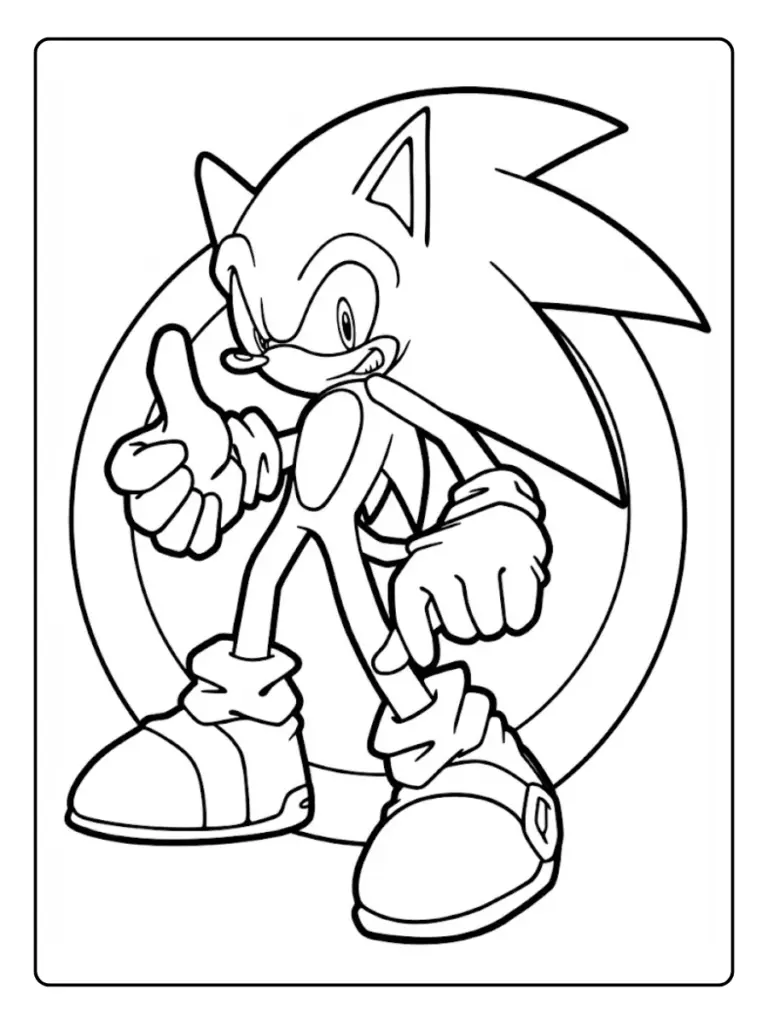 Disegni Sonic 3 da Colorare (11)