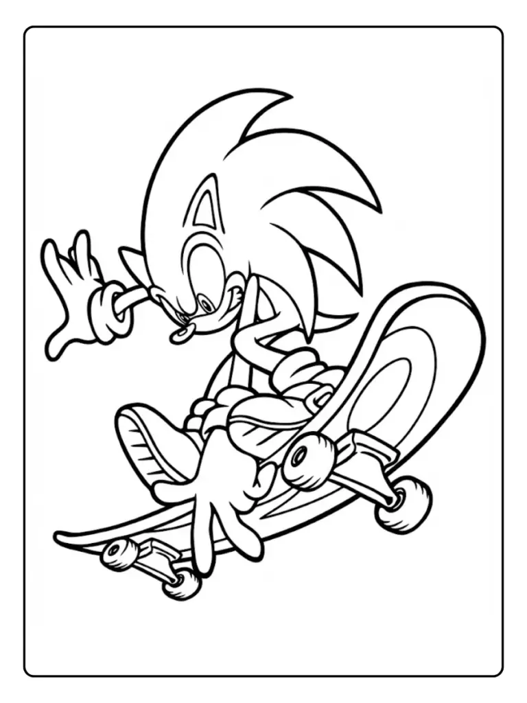 Disegni Sonic 3 da Colorare (3)