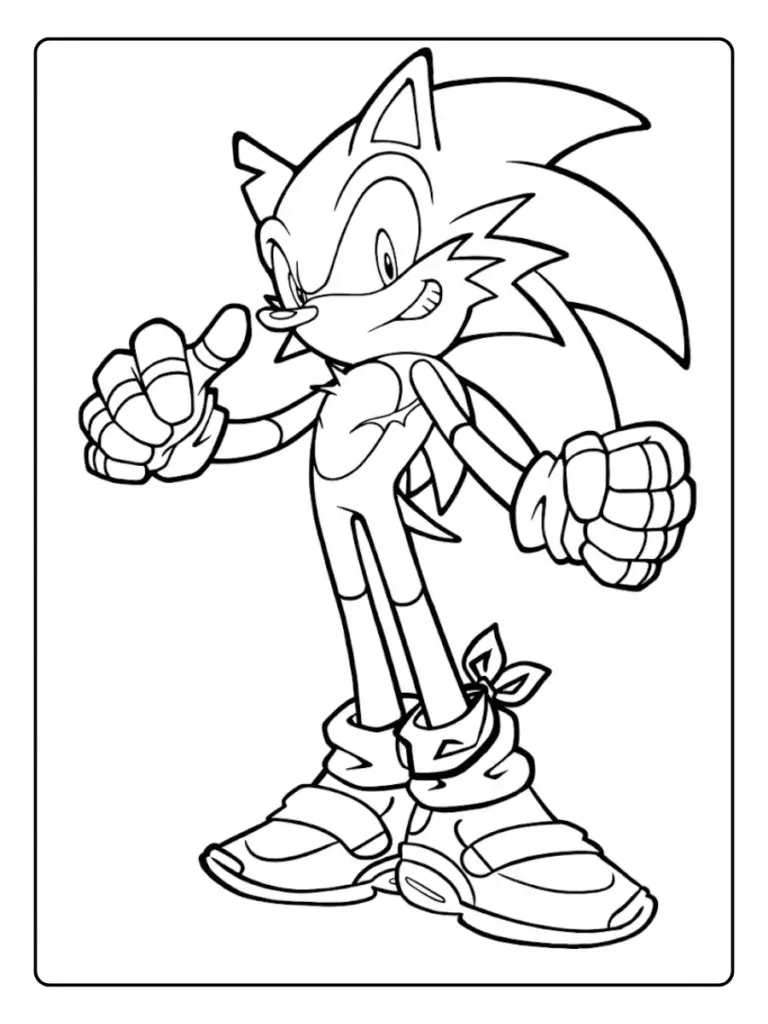 Disegni Sonic 3 da Colorare (4)