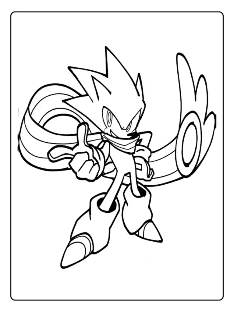 Disegni Sonic 3 da Colorare (7)
