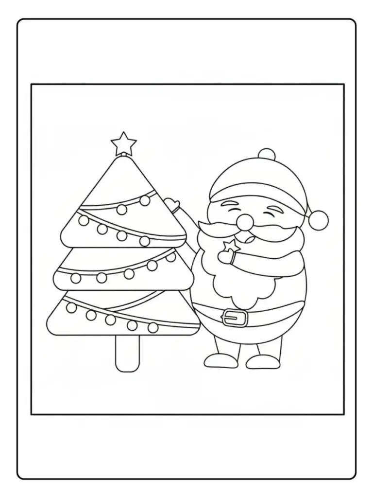 Disegni da Colorare Albero Natale (5)