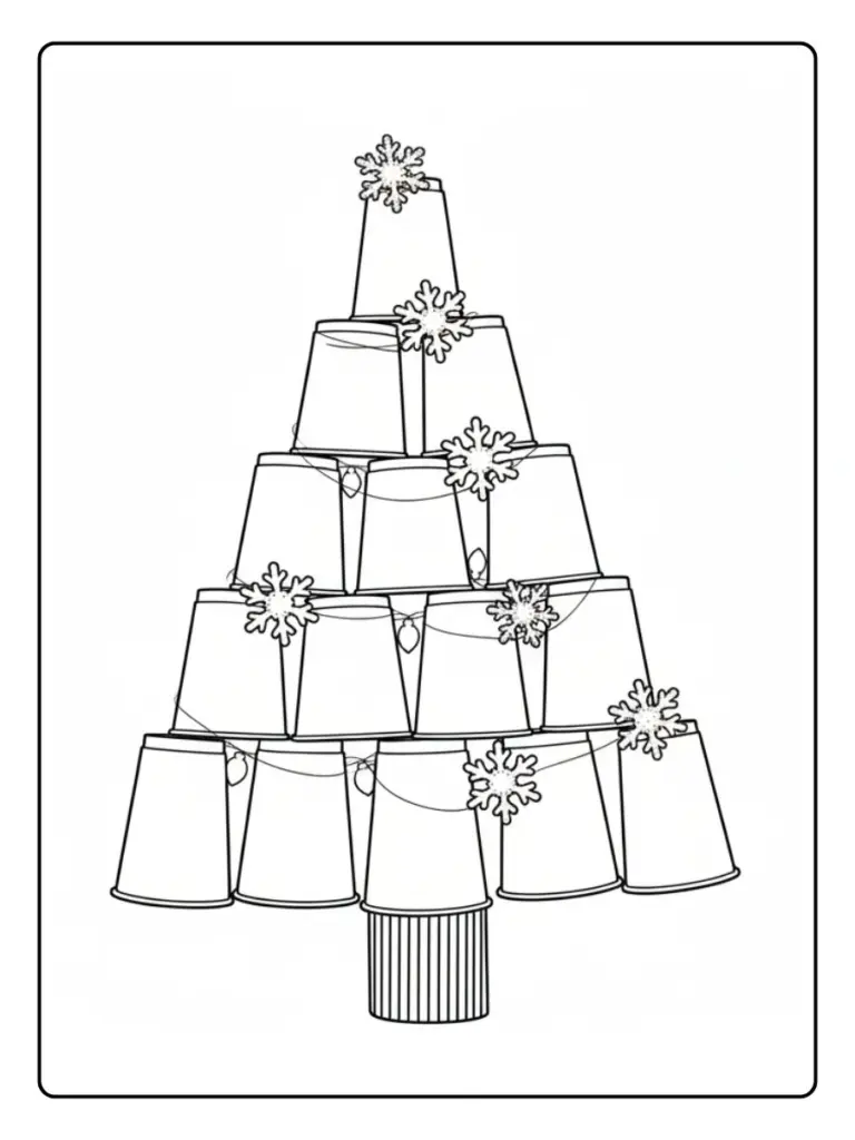 Disegni da Colorare Albero Natale (8)