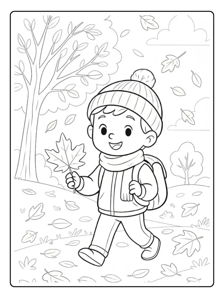 Disegni da Colorare Autunno