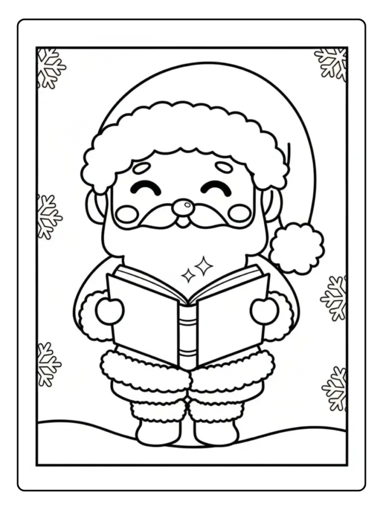 Disegni da Colorare Babbo Natale (10)