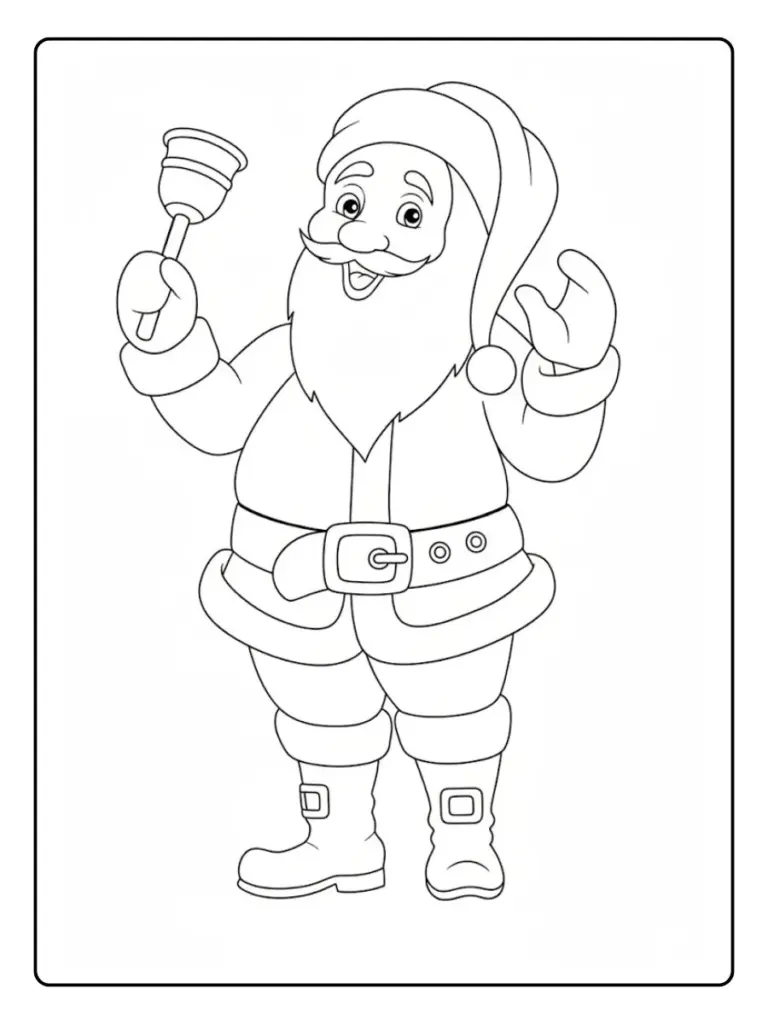 Disegni di Babbo Natale da Colorare