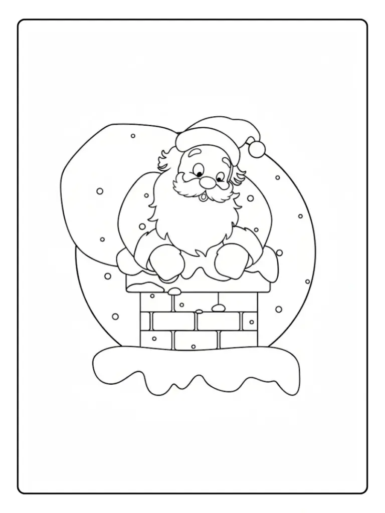 Disegni da Colorare Babbo Natale (6)