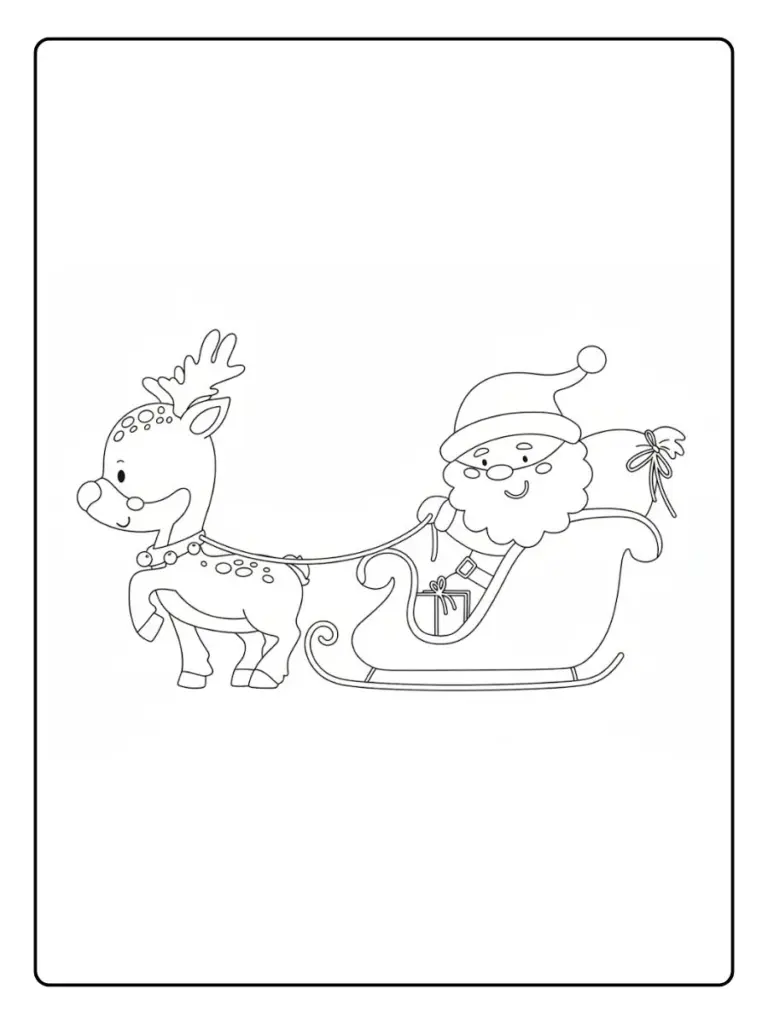 Disegni da Colorare Babbo Natale (8)