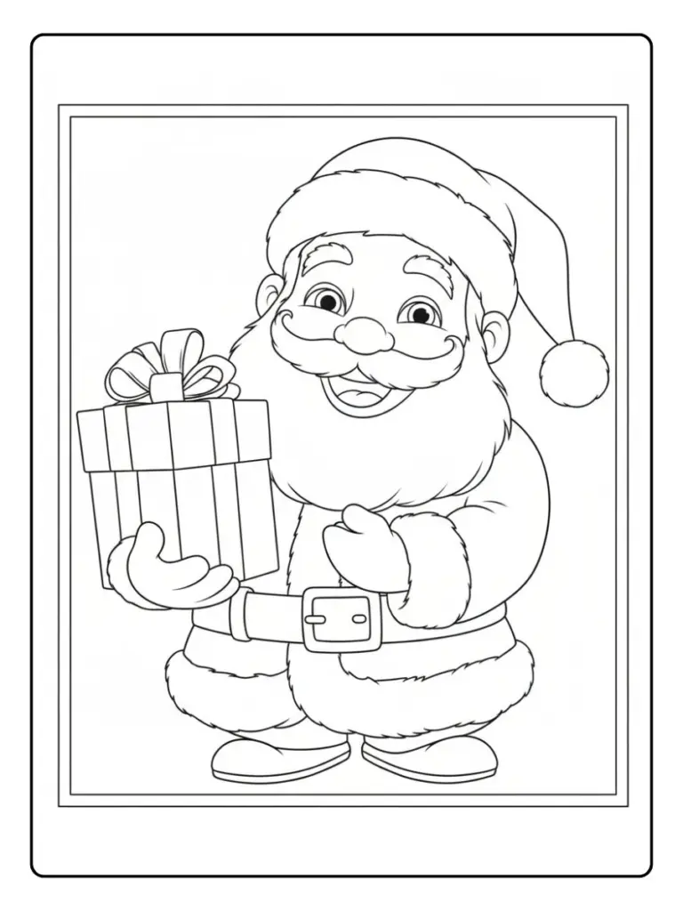 Disegni da Colorare Babbo Natale (9)