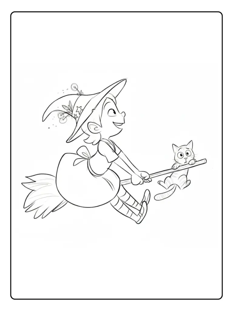 Disegni da Colorare Befana (11)