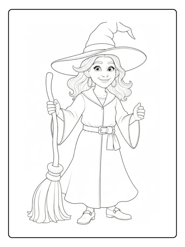 Disegni da Colorare Befana (12)