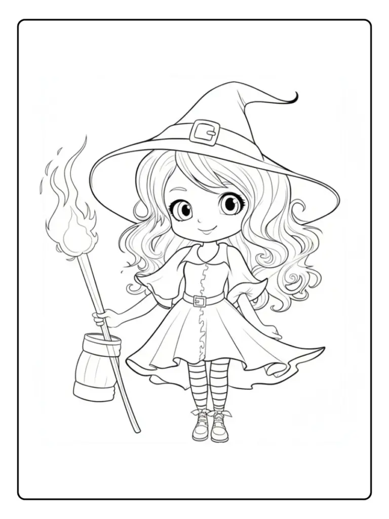 Disegni da Colorare Befana (13)