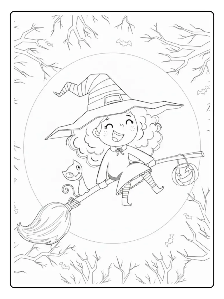 Disegni da Colorare Befana (3)