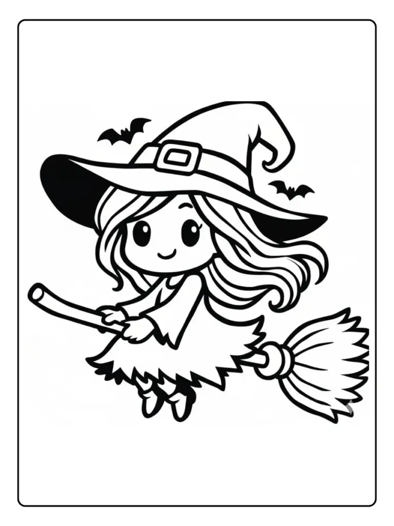 Disegni da Colorare Befana (5)