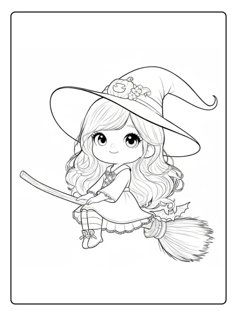 Disegni da Colorare Befana (7)