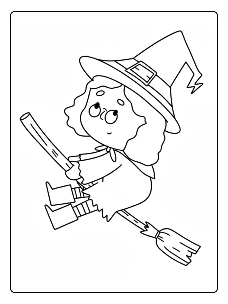 Disegni da Colorare Befana