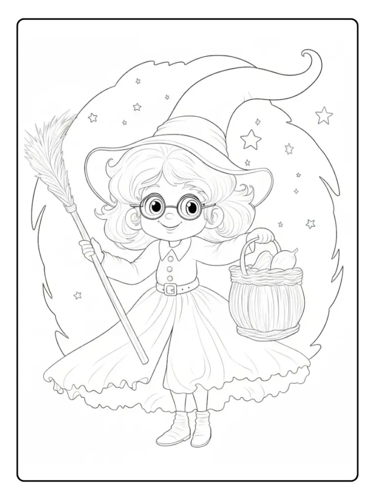 Disegni da Colorare Befana (9)