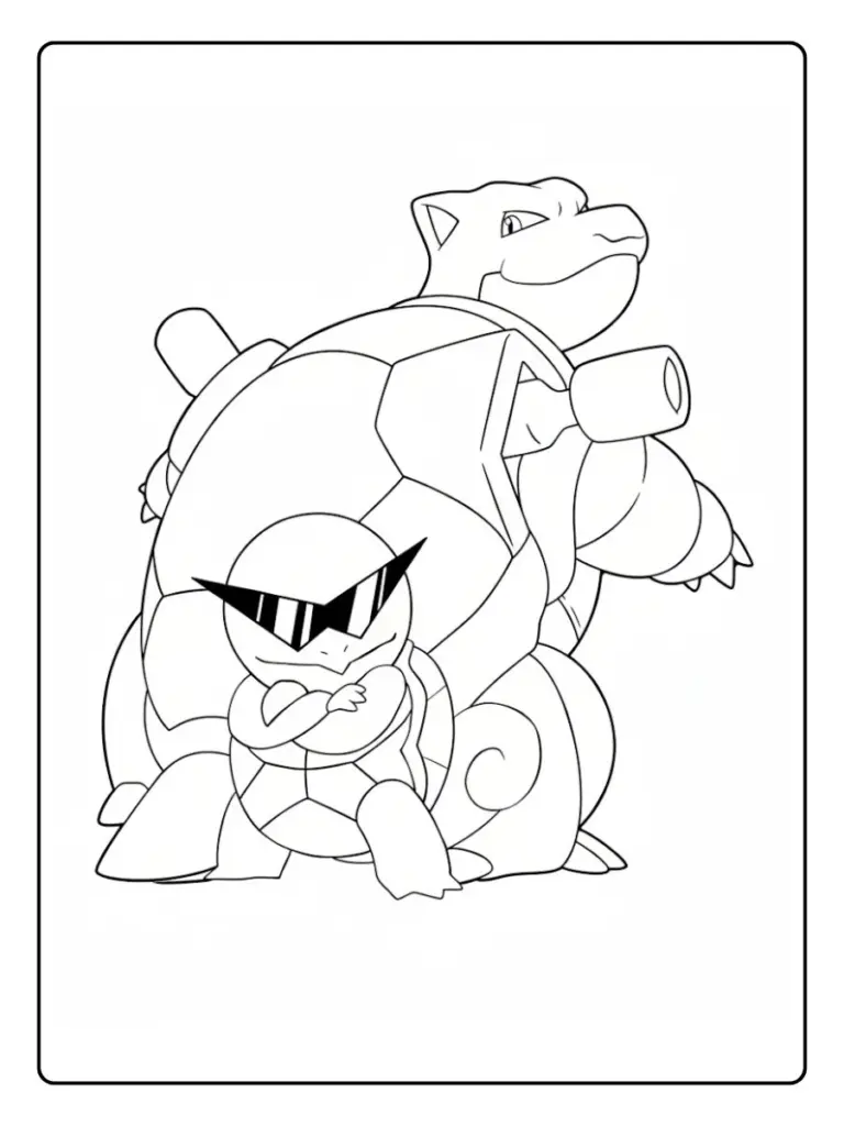 Disegni da Colorare Blastoise (1)