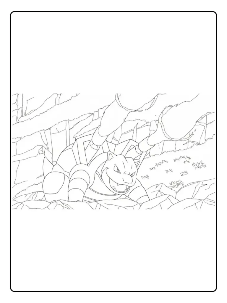 Disegni da Colorare Blastoise (6)