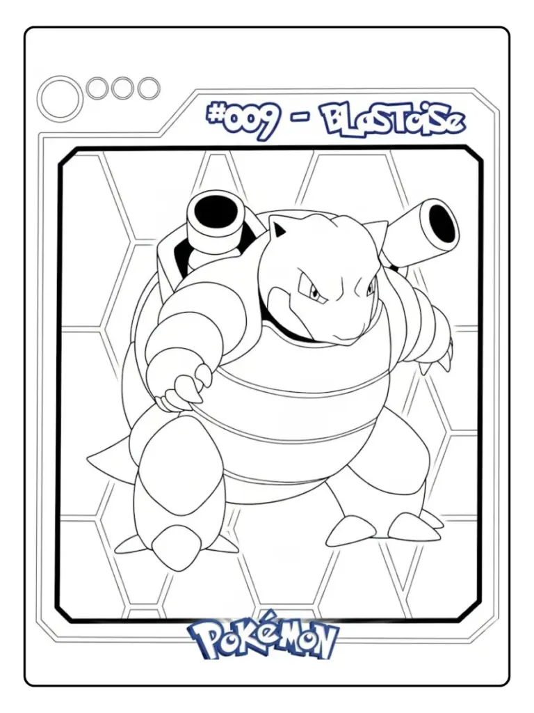 Disegni da Colorare Blastoise (9)