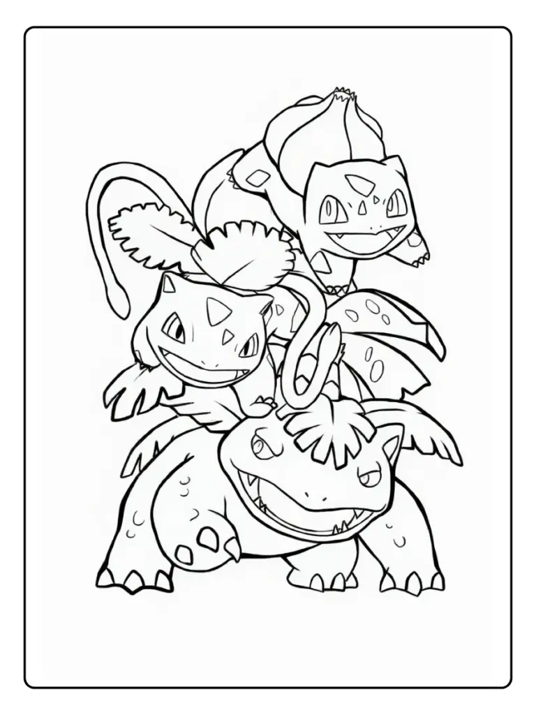 Disegni da Colorare Bulbasaur (1)