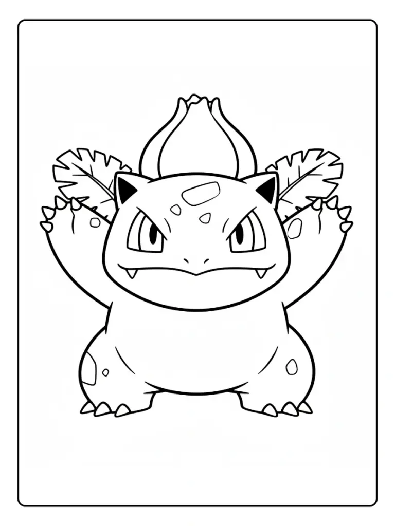 Disegni da Colorare Bulbasaur (14)