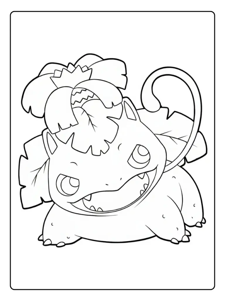 Disegni da Colorare Bulbasaur (2)